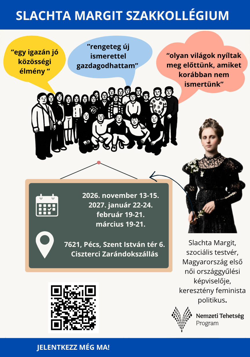 Még lehet jelentkezni a Slachta Margit Szakkollégiumba